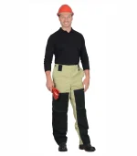Костюм сварщика с брюками, брезентовый со спилком (2,7 кв.м), 2 класс — изображение 3