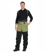 Костюм сварщика зимний с брюками, брезентовый со спилком (2,7 кв.м), 2 класс — изображение 3