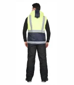 Жилет Терминал, лимонный/синий — изображение 2