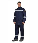 Костюм сварщика Сфинкс с брюками, синий, 3 класс