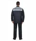 Костюм сварщика Ригель с брюками, черный/серый, 2 класс — изображение 2