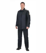 Костюм сварщика Ригель с брюками, черный/серый, 2 класс