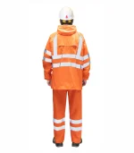 Костюм влагозащитный сигнальный с СОП SIRIUS Профи (225 гр/м2), оранжевый — изображение 2