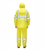 Костюм влагозащитный сигнальный с СОП SIRIUS Профи (225 гр/м2), лимонный — изображение 2