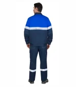 Костюм Самотлор с брюками, синий/васильковый, антистат, МВО — изображение 2